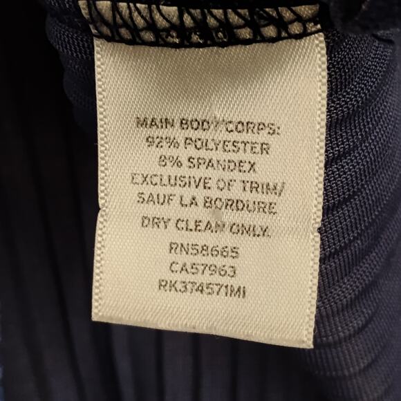 Free Press Clothing Plisse Blouse Size Small Deep Blue Short Sleeve Pullover - Picture 8 of 9